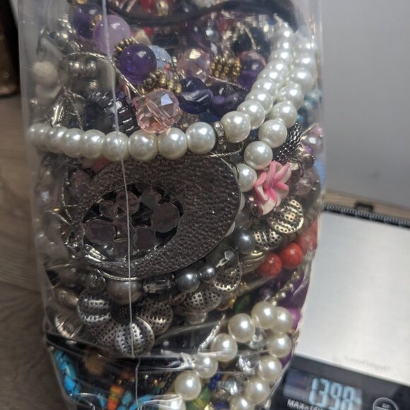 Jewelry Lot 4+ lbs 1125 Wearable Sellable Mystery Lot Free Shipping - Picture 2 of 6